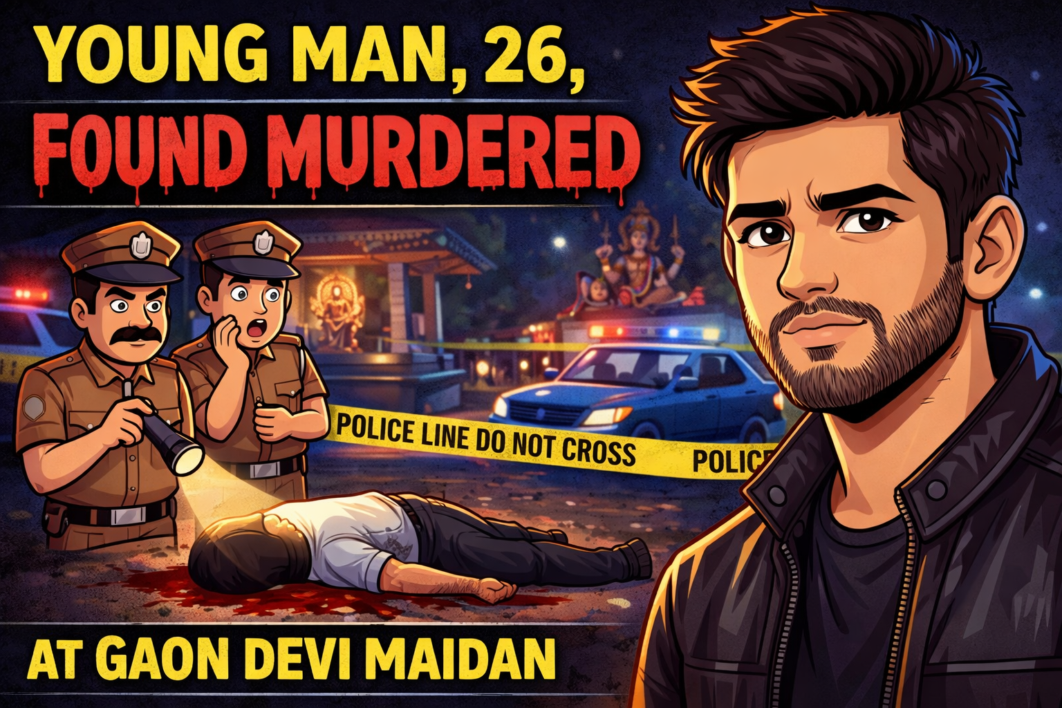 Thane Shocker : Young Man, 26, Found Murdered at Gaon Devi Maidan.