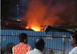 Major Fire Near Hospital in Badlapur, Swift Action&hellip;