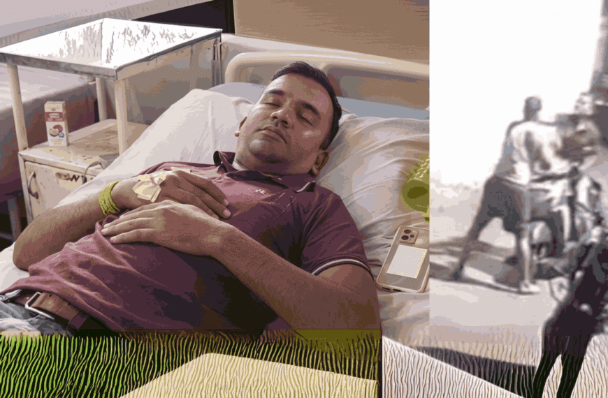 Ulhasnagar News: Man Attacked with Iron Pipe After Minor Road Fall, CCTV Captures Entire Incident